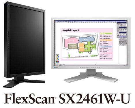 FlexScan SX2461W-U targets colorblind