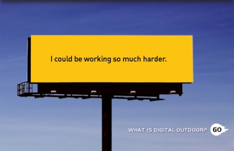 digital billboard portrayal
