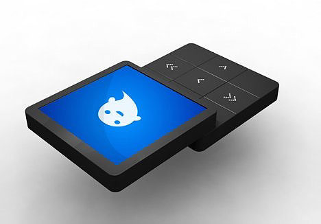 Slideon MP3 player concept