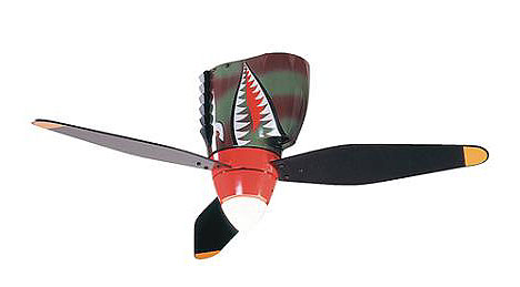 P-40 Sharkmouth nose ceiling fan