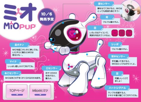 Sega Toys va sortir le chien-robot Mio