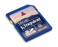 Kingston Launches 16GB Class 4 SDHC Card