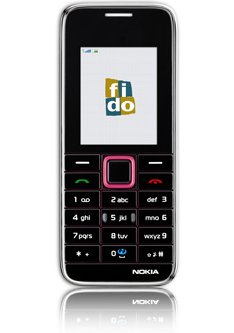 Fido Rolls Out Pink Nokia 3500