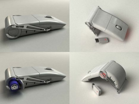 Concept Clamshell Mouse