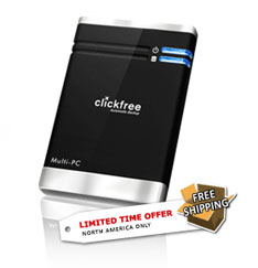 ClickFree Claims Real One-Click Backup