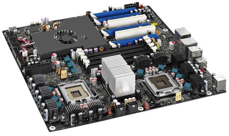 Intel Dual Quad-Core D5400XS Skulltrail Motherboard is Available 