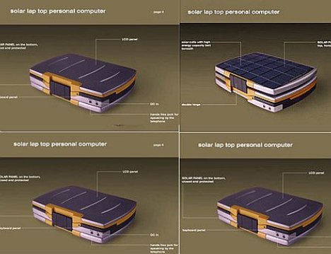 Solar-powered Laptop