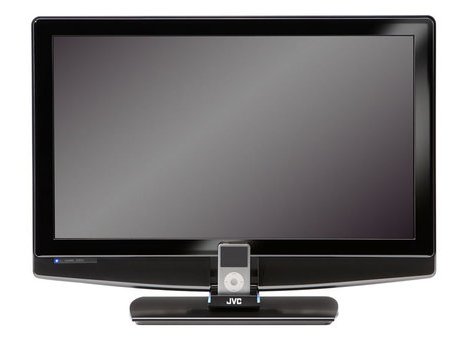 JVC LCD TV has iPod Dock