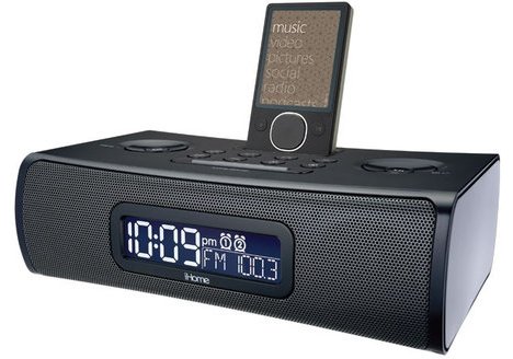 iHome ZN9 Stereo Alarm for Zunes