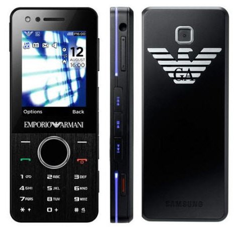 Samsung Armani Night Effect Phone