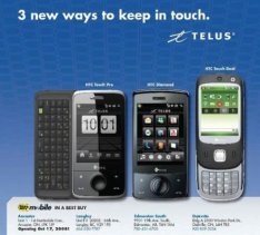 Telus HTC Touch Pro In Best Buy Ad