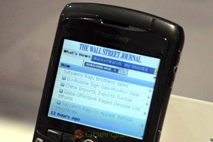 Wall Street Journal  Free App for BlackBerry