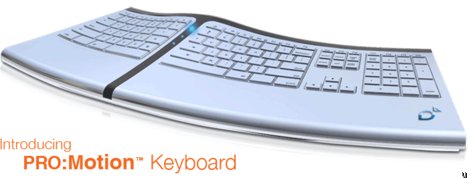 Pro-Motion Keyboard Claims to Eliminate the Carpel Tunnel Syndrome