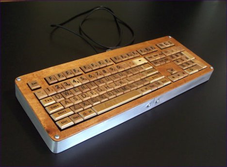 Scrabble Keyboard Offers Elegant Alternative