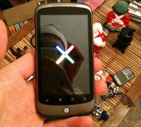 Google Nexus One 
Pictured?