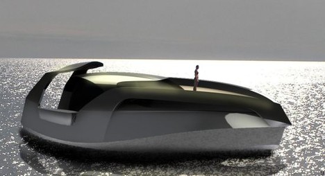 Zero-emission concept yacht 
