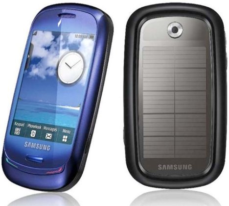 Samsung Blue Earth Handset At MWC