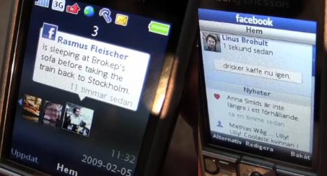Facebook Mobile On Sony Ericsson C510