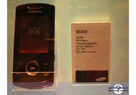Samsung S5200 Unveiled