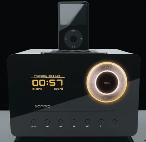 Sonoro Eklipse Gets iPod Dock