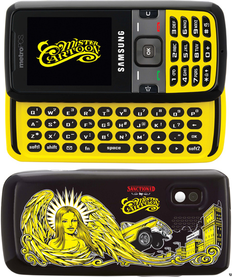 MetroPCS will be offering the Mister Cartoon-branded Samsung r450 handset 