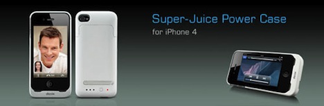 Dexim Super-Juice Power Case for iPhone 4 Brings Battery, Hard Case Protection, and Kick Stand