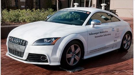 Robotic Audi TTS To Speed On Its Own Without A Driver