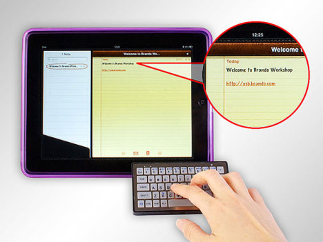 Slim Bluetooth Keyboard Suits Your iPad