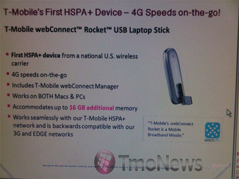 T-Mobile webConnect Rocket 3G modem sequel coming soon
