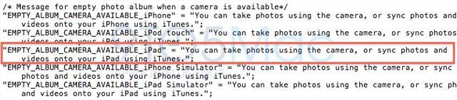 iPad 2′s camera confirmed in iOS 4.3 beta source code iPad 2′s camera confirmed in iOS 4.3 beta source code