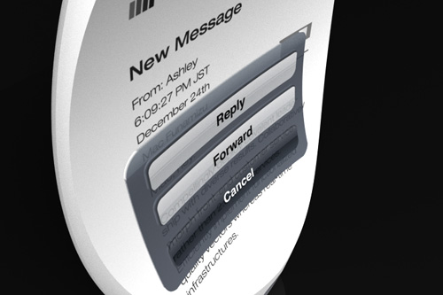 Concept cellphone that features a tangible user interface Concept cellphone that features a tangible user interface
