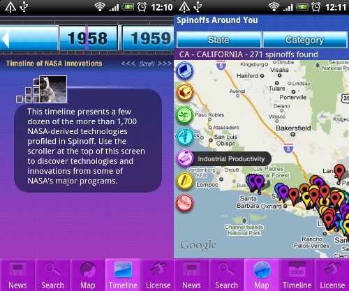 NASA releases Spinoff app for Android NASA releases Spinoff app for Android