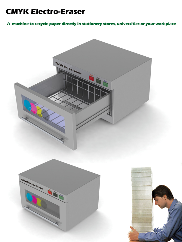 CMYK Electro Eraser concept device helps you go green