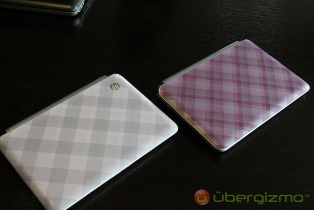 HP Mini 210 Iceberry (left)and Raspberry (right)
