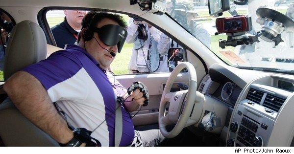 Blind man drives around Daytona International Speedway Blind man drives around Daytona International Speedway