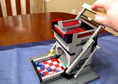 Self Loading LEGO Dice Tower Self Loading LEGO Dice Tower