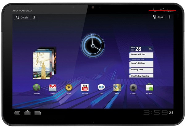 Motorola Xoom Wifi đã có bản cập nhật Android 4.1 Jelly Bean