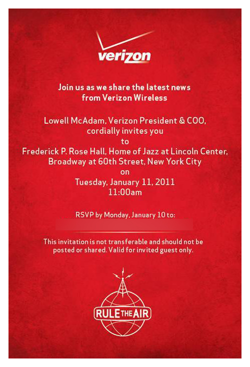 Verizon iPhone rumored to land on January 11th?