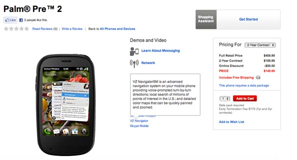 HP Pre 2 released today HP Pre 2 released today