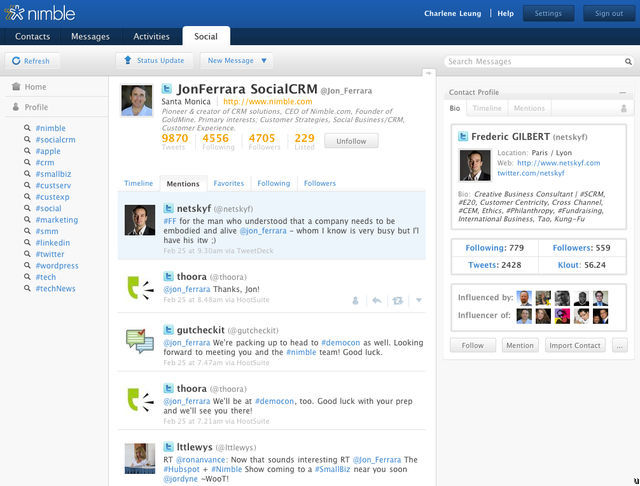 Nimble Social CRM