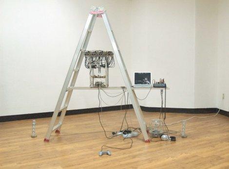 Button pushing machine works remotely, worldwide Button pushing machine works remotely, worldwide