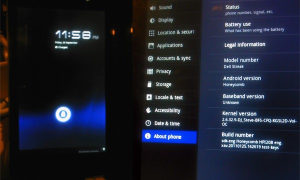 Android 3.0 Honeycomb ported to the Dell Streak Android 3.0 Honeycomb ported to the Dell Streak