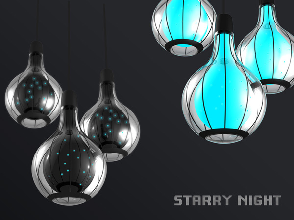 Starrynight concept brings energy efficient lighting to the home Starrynight concept brings energy efficient lighting to the home