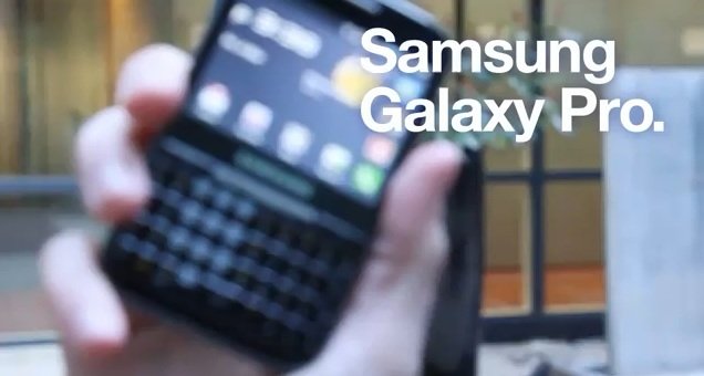 Samsung Galaxy Pro announced Samsung Galaxy Pro announced