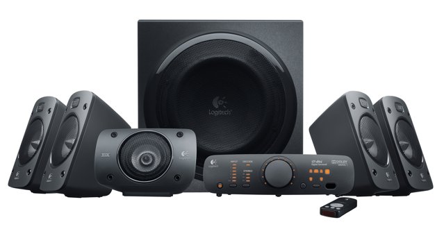 Logitechs Z906 speakers turn your living room into a theater Logitechs Z906 speakers turn your living room into a theater