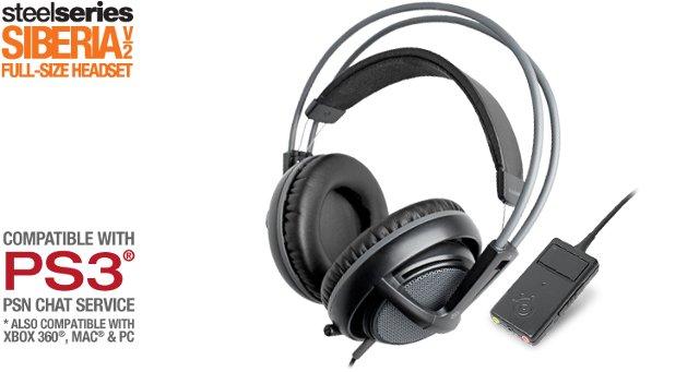 SteelSeries announces Siberia v2 for PS3 headset SteelSeries announces Siberia v2 for PS3 headset