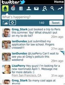 BlackBerry Official Twitter app