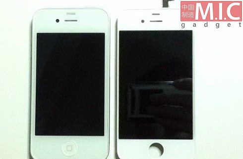 iPhone 4S/5 spotted with edge to edge display?