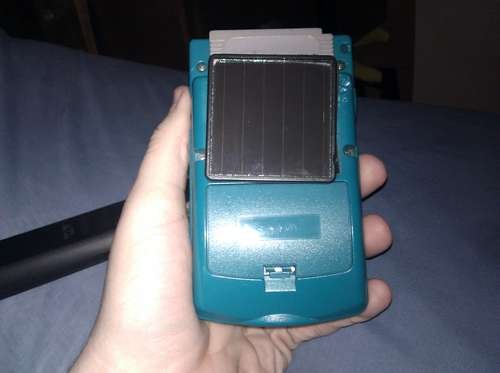 Game Boy Color revived from the dead by the power of the sun Game Boy Color revived from the dead by the power of the sun