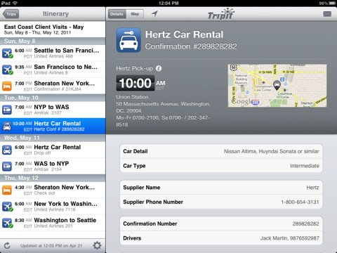 TripIt for the iPad helps you plan your next trip TripIt for the iPad helps you plan your next trip